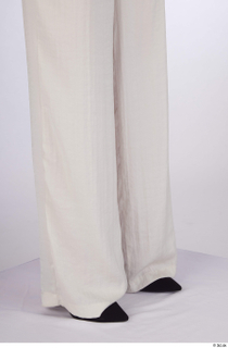 Unaisa black high heels calf casual dressed linen trousers 0008.jpg